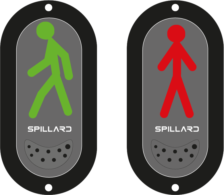 AI Human Detection System - Commercial Vehicles - CV HDS Green Red man