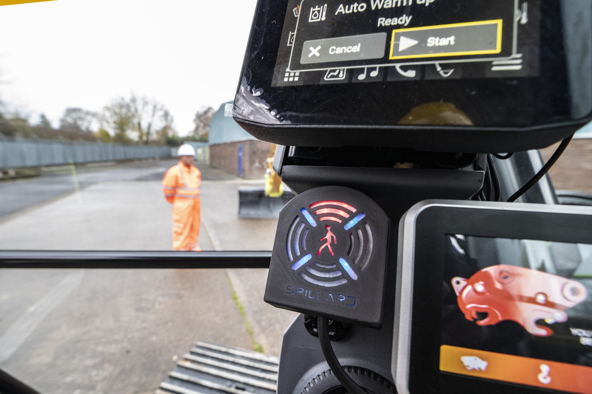 AI Human Detection System Construction Vehicles - Alert System