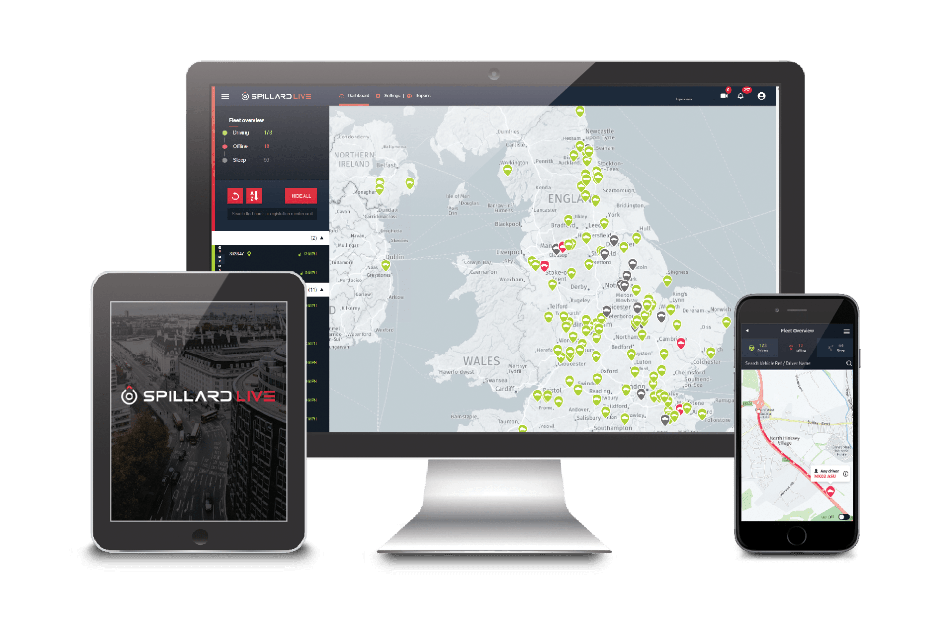 AI Human Detection System - Commercial Vehicles - Monitor Tablet Phone visual@72dpi