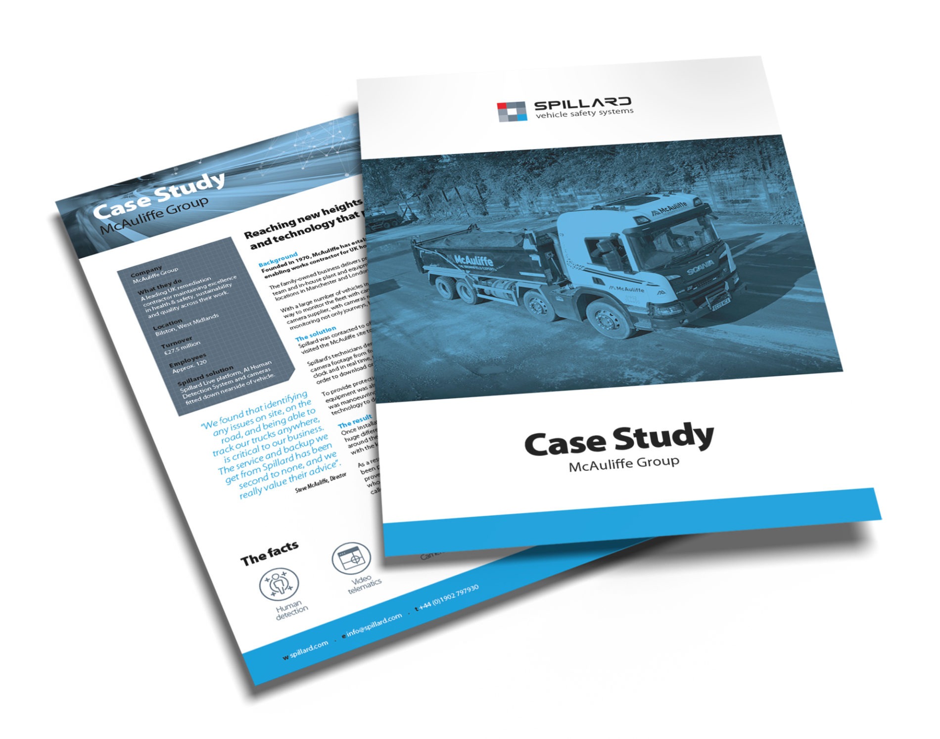 Offering improved visibility to prevent accidents and protect people - SPILL Case study visual mcauliffe