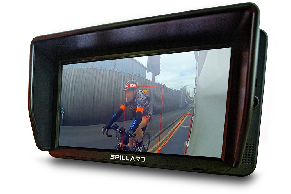 AI Human Detection System - Commercial Vehicles - SPILL HDS Commercial In cab solution